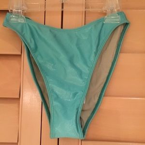 American apparel blue bathing suit bottoms